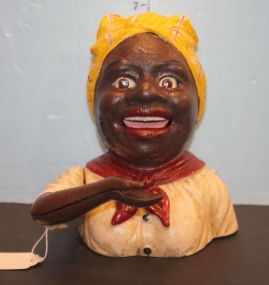 Repro. Cast Iron Aunt Jemine Mechcanical Bank 7