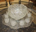Tray with Punch Bowl and Cups