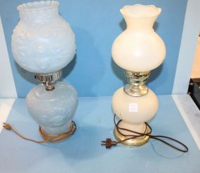 Two Vintage Bedroom Lamps