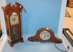 Sessions Self Starting Clock and Sinall United Grandfather Clock