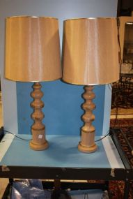 Pair Vintage 60's Table Lamps