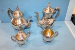 Four Piece Silverplate Tea Set