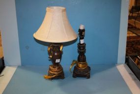 Two Small Table Lamps