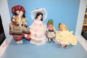 Four Vintage Dolls