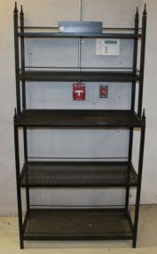 Iron Rack with Five Shelves