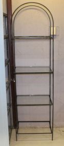 Iron Glass Top Shelving