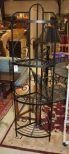 Wrought Iron Corner Bakers Rack