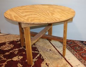 Plywood Round Table