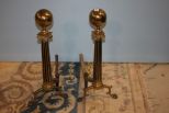 Brass Andirons