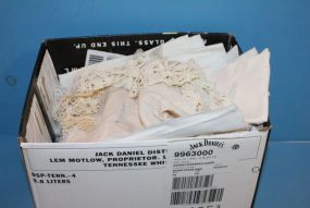 Box Lot of Linens