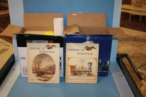 Two Box Lots Of American Heritage Books