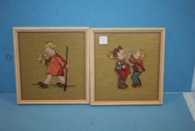 Two Small Needlepoints