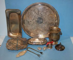 Box Lot of Silverplate