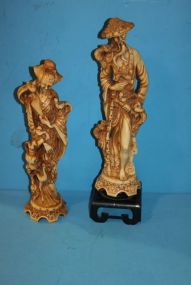 Oriental Figurines and Stands
