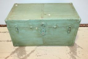 Painted Green Trunk