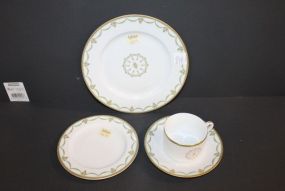 Four Philippe Sully Dinnerware Pieces