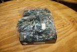 Box Lot of Green Christmas Lights