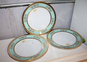 Three Rosette Salad Plates