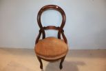 Victorian Walnut Balloon Back Chair