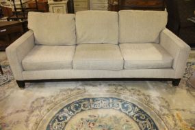 Beige Upholstered Sofa & Chair