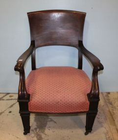 Mahogany Empire Arm Chair