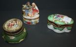 Three Small Trinket Boxes