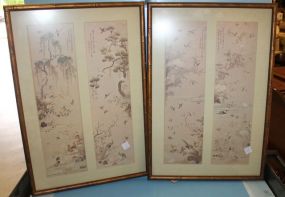 Pair of Framed Oriental Prints