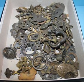 Box Lot of Miscellaneous Drawer Pull Parts