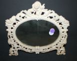 Ornate Oval Iron Mirror 11