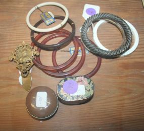 Brass Money Clip, Small Boxes, and Bangle Bracelets 2