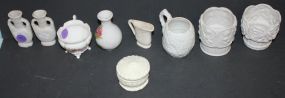 Group of Miniature Vases and Cup