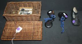 Baby Shoes, Cassaletts, Vintage Buttons, and Winter Box