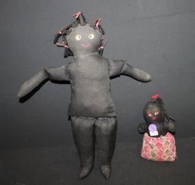 Two Vintage Black Dolls