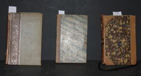Three antique Books