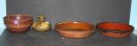 Pottery Under plates, Pottery Bowl, Bulbous Pottery Vase Pottery 9