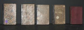 Group of Five Old Small Books