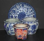 Imari Style Flower Pot, Octagon Flower Pots, and Blue and White Plate Imari Style Flower Pot 5