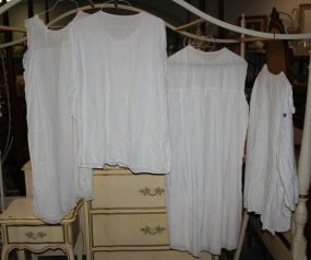 Four Victorian Linen Gowns