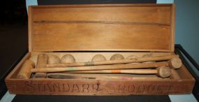 Vintage Standard Croquet Set
