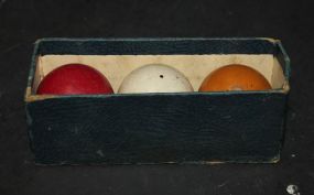 Set of Three Billard Balls
