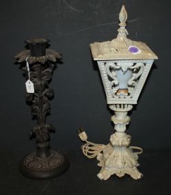 Iron Lamp and Iron Candlestick lamp 16