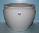 Large White Porcelain Flower Pot 10