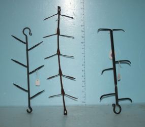 Three Metal Hooks