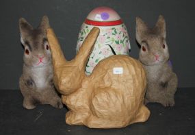 Three Rabbits, Porcelain Egg 9