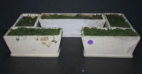 Four Wood Flower Boxes 8