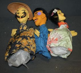 Three Hand Puppets