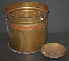 Brass Planter and Dish 12