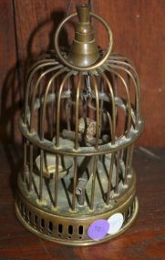 Brass Bird Cage Decoration
