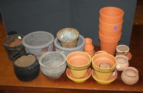Group of Flower Pots pots