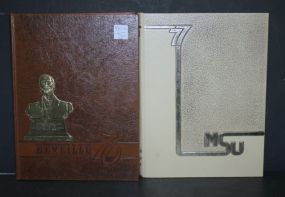 Two Mississippi State Reveille Yearbooks 1976 and 1977